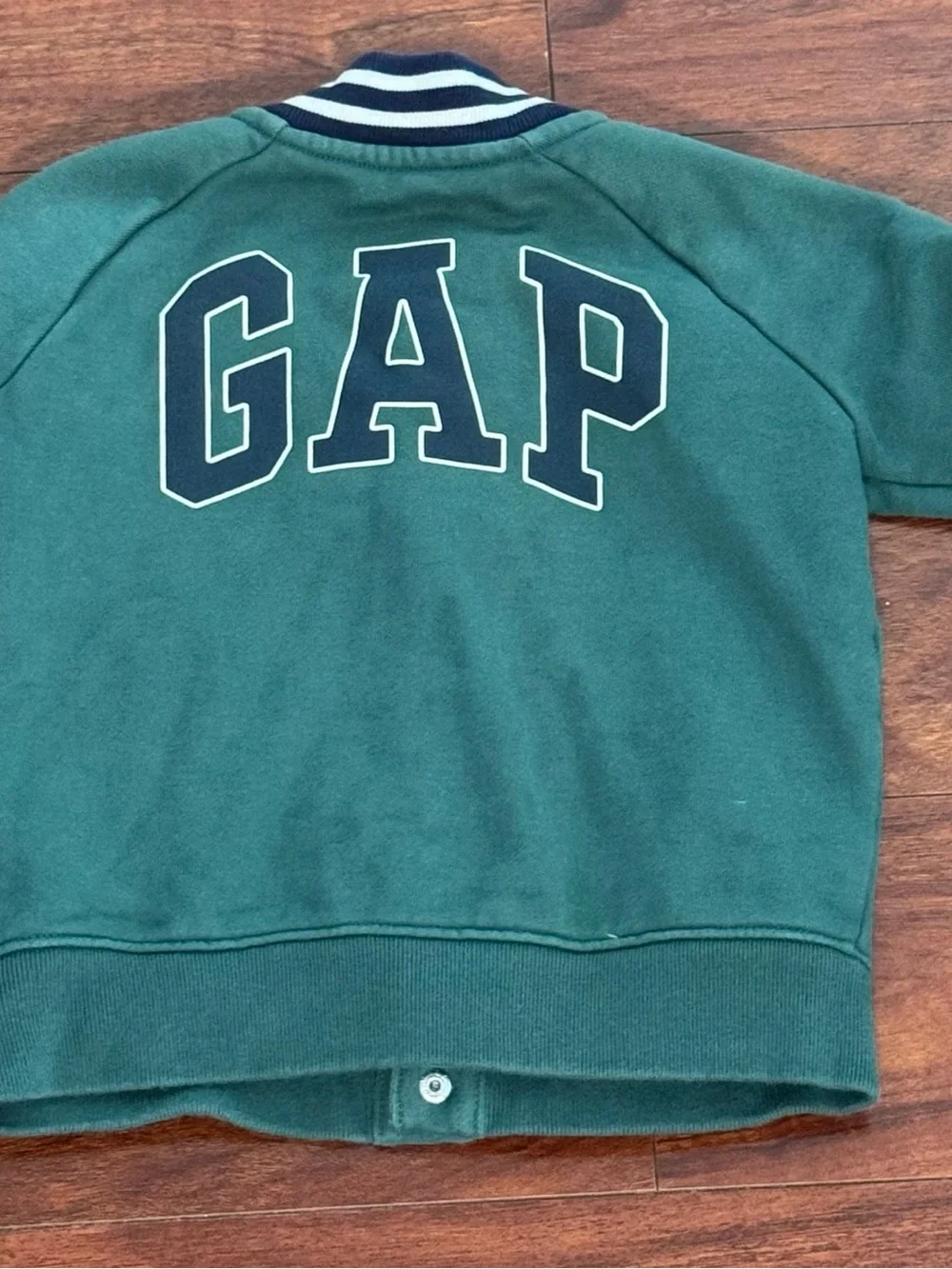 GAP Green Mickey Varsity Sweatshirt & Joggers Set